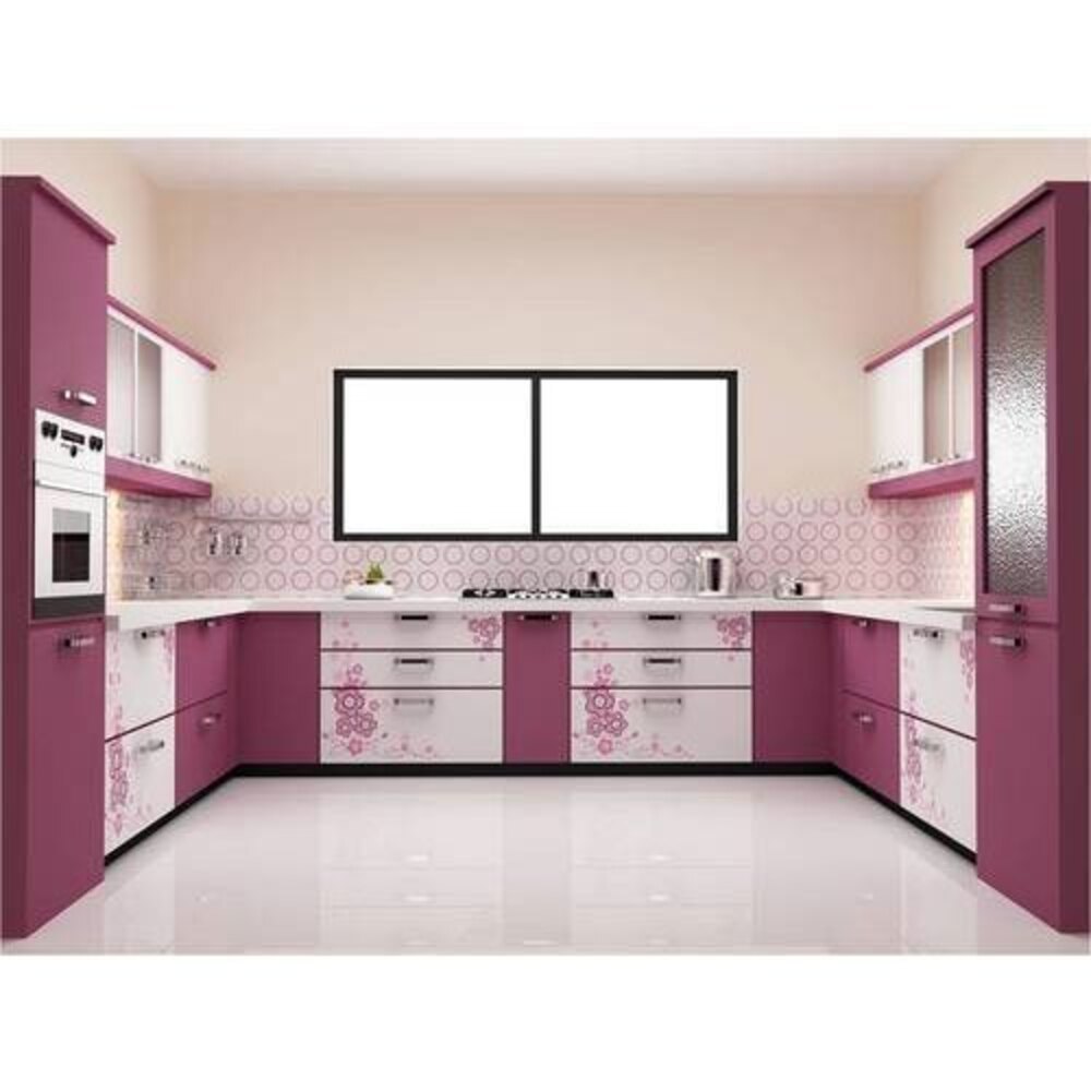 Modern Acrylic Modular Kitchen Cabinets