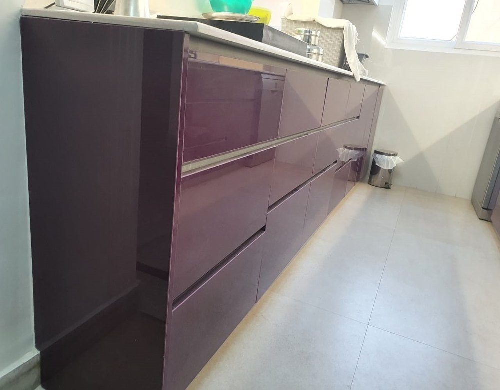Elite Interior Purple Modular Wardrobe