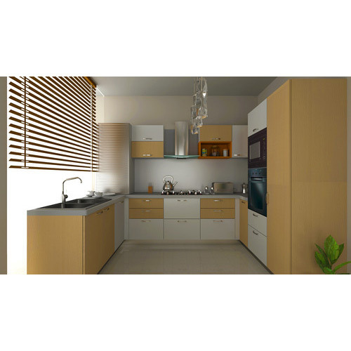 U Shaped Modular Kitchen