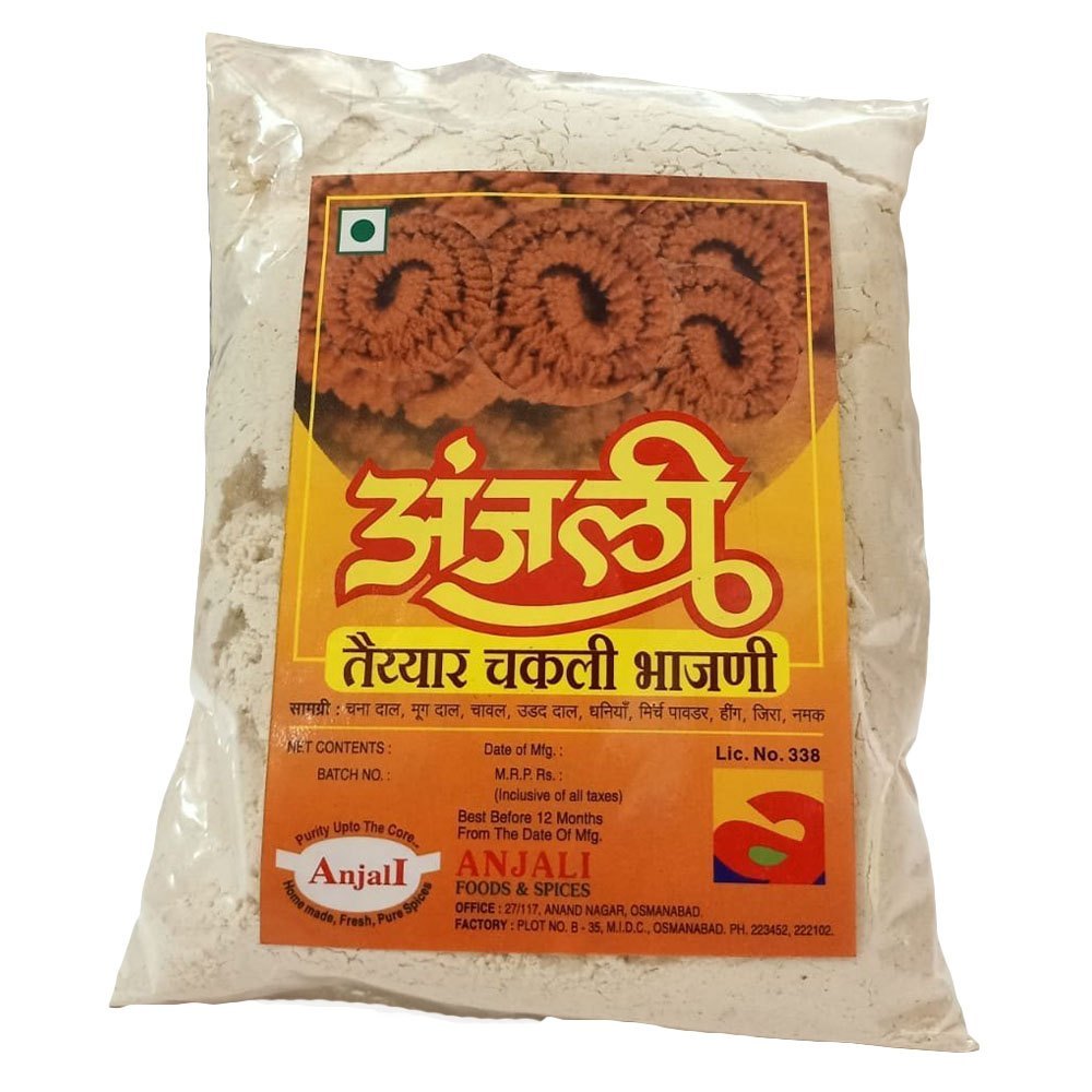 Instant Mix Anjali Taiyari Chakali Bhajani, Packaging Size: 500 G