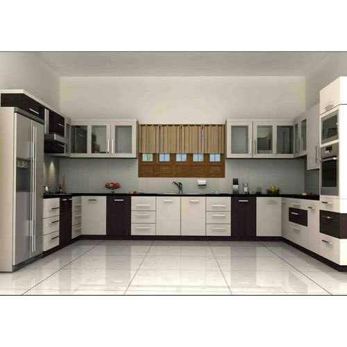 Modern U Shaped Modular Kitchen
