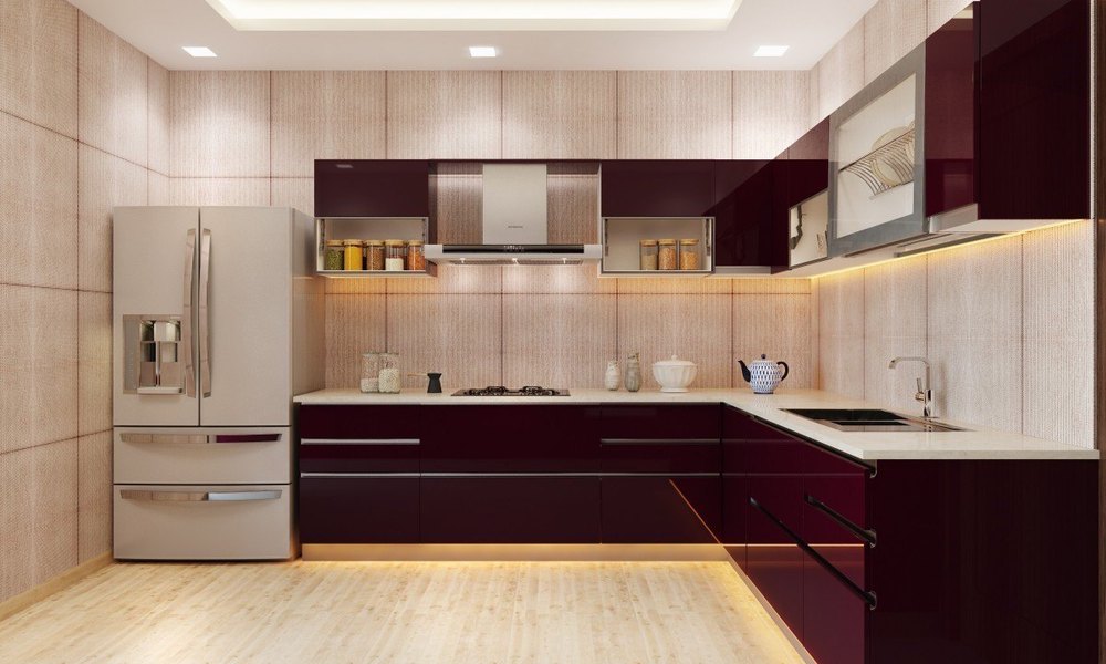 U-Shape Modern Wooden Kitchens