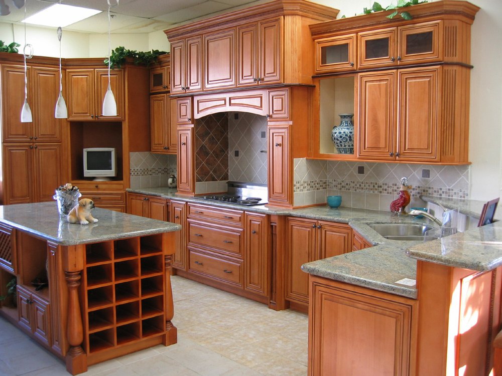 L Shape Wooden Modular Kitchen