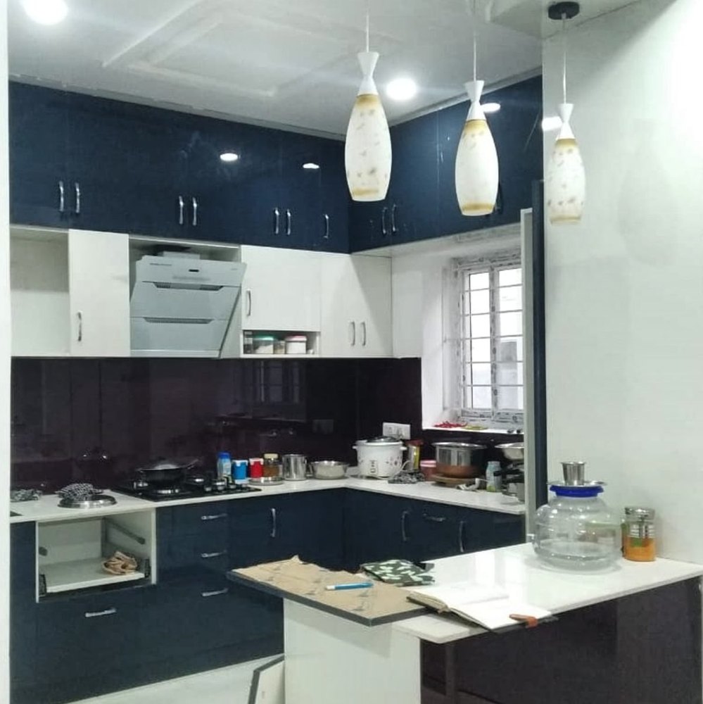 Straight Italian Acrylic Modular Kitchen