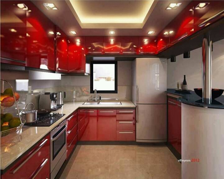 Modern Modular Acrylic Kitchen