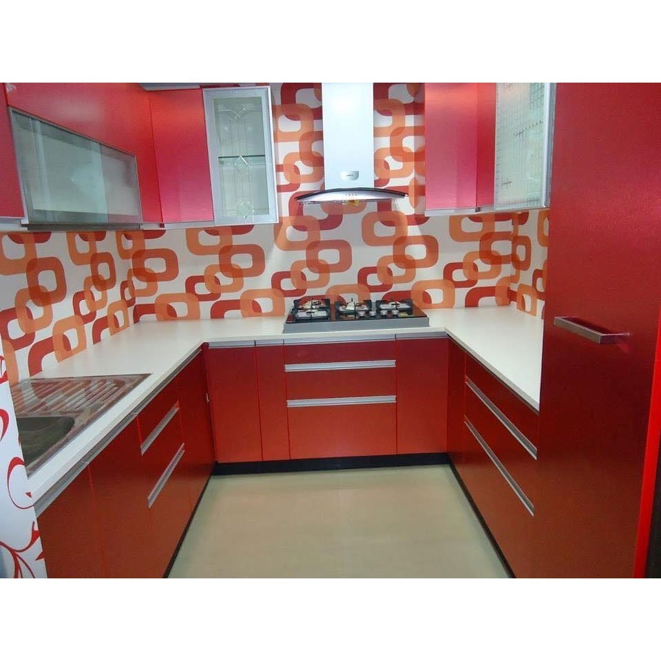 Modern Acrylic Modular Kitchen Interior Designing Service