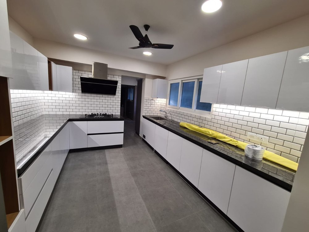 Material: PVC Appearance: Modern U Shaped Modular Kitchen