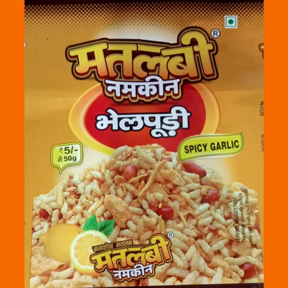 Snacks MATLABI BHELPURI GARLIC, Packaging Size: 25 Gm