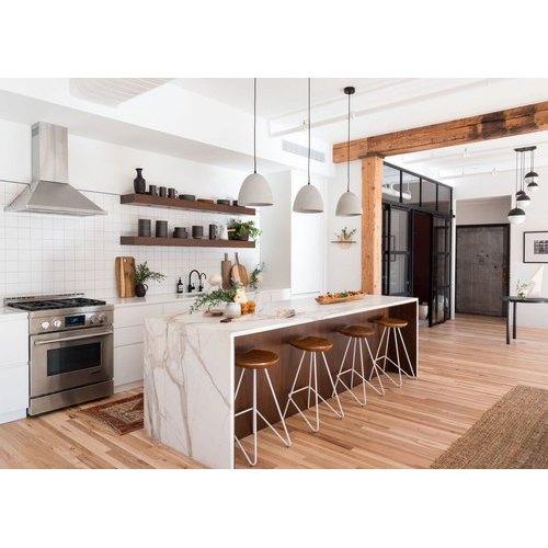 Italian Stainless Steel Modular Kitchen Interior