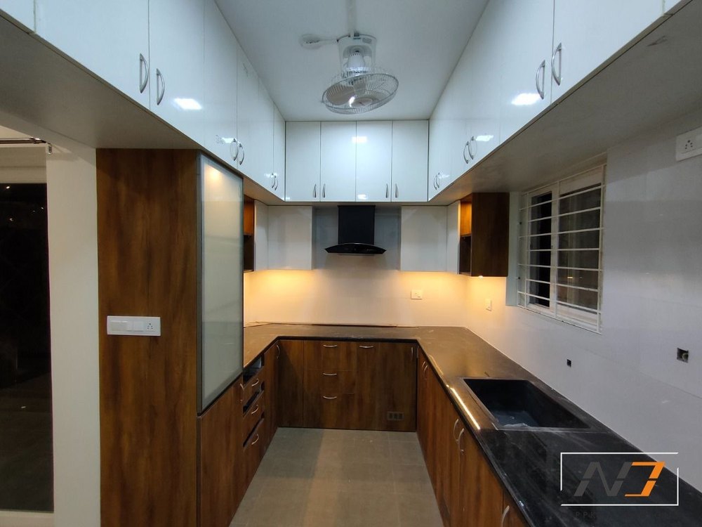Modern MDF Modular Kitchen Interior