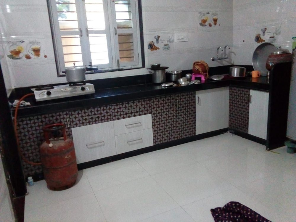 Square PVC Kitchen Wardrobe