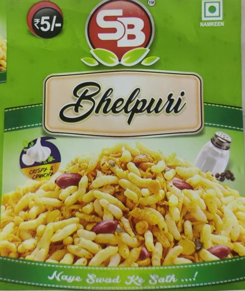 SB Bhelpuri Namkeen Snackes, Packaging Size: 100g