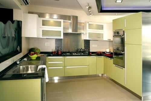 Residential MDF Modular Kitchen, Warranty: 1-5 Years
