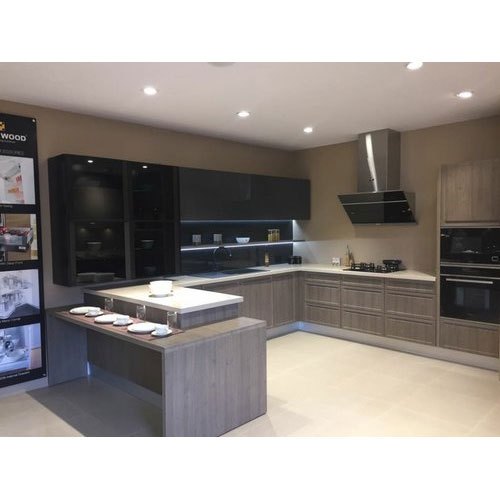 Matt Laminate Modular Kitchen