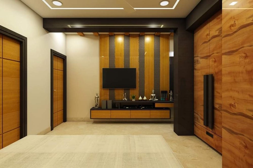 Residential Interior, Work Provided: Wood Work & Furniture
