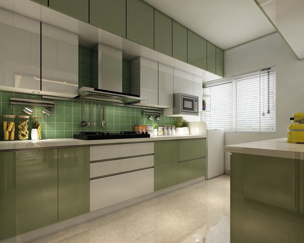 Modern HDHMR Semi Modular Kitchen Services