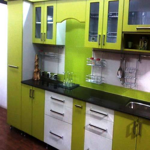 Stainless Steel Residential Semi Modular Kitchen Services, Warranty: Life Time