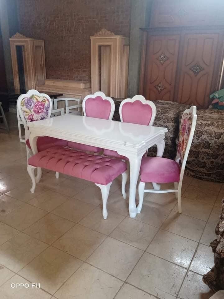 Wood land Wooden Dinning Set, For Home, 4 Seater