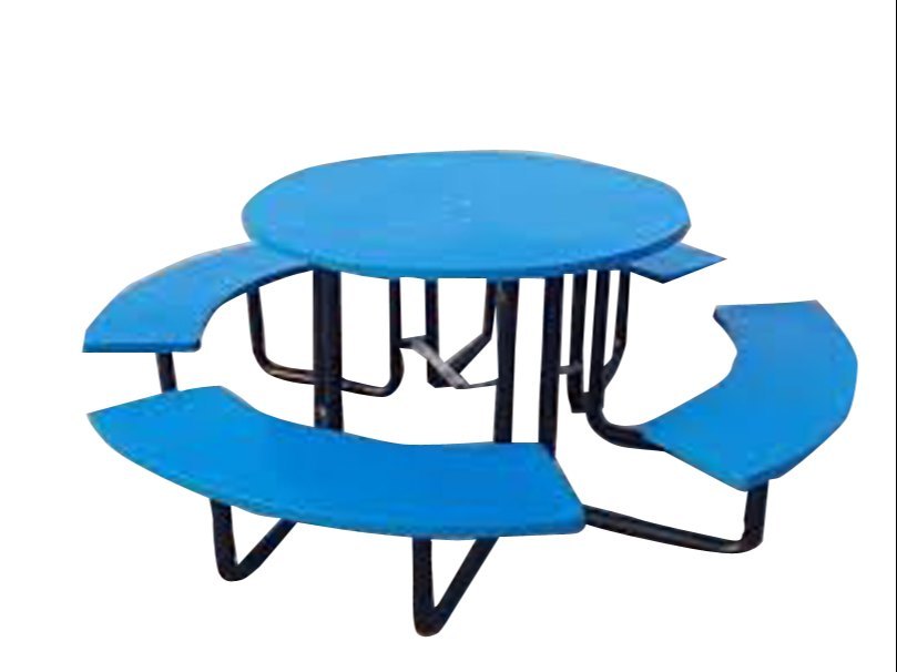 6 Seater FRP Dining Table Round