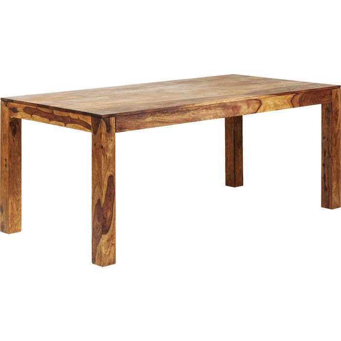 Brown Matte Restaurant Dining Table, Rectangle, Size: 66x39x30 Inch