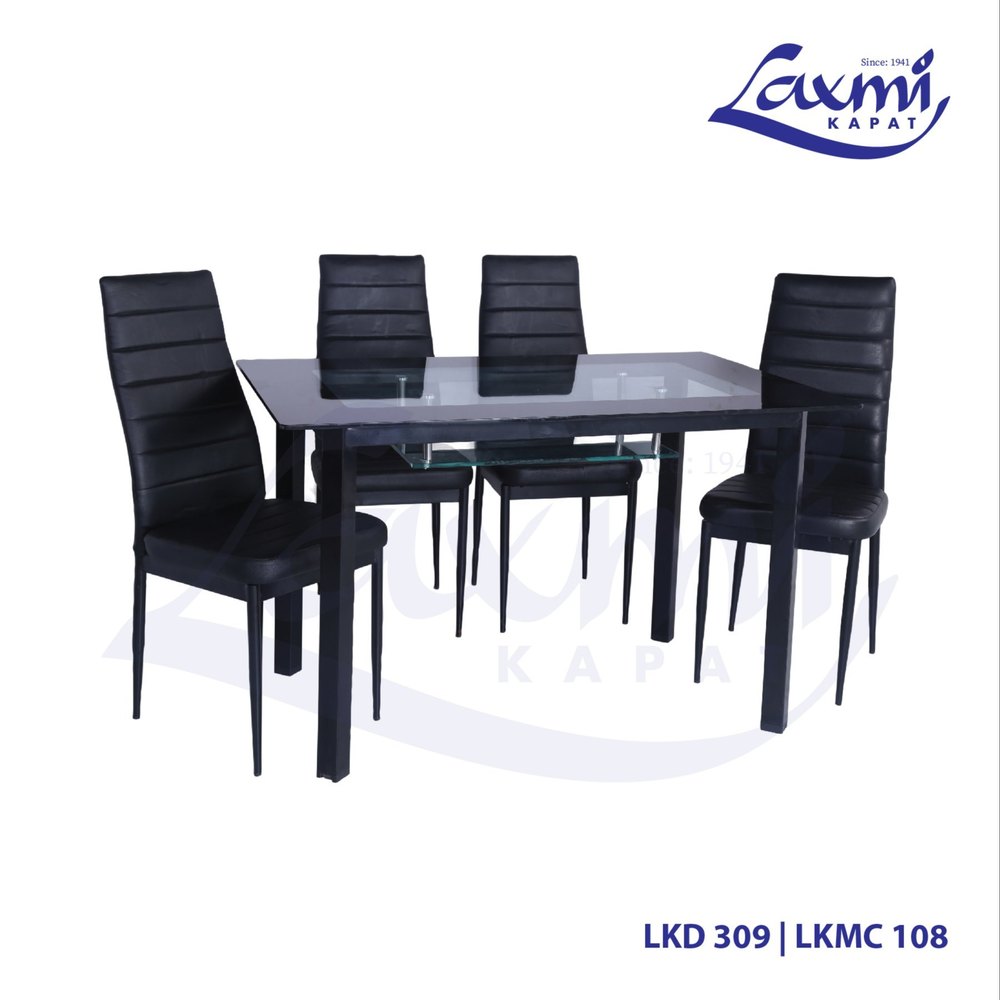 Square Metal Dinnig Table, 4 Seater, Size: 4X2.5