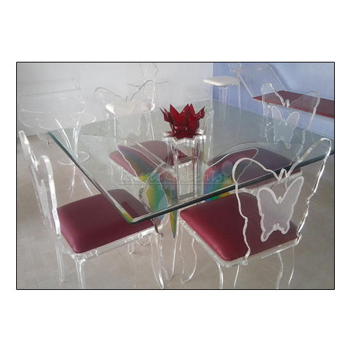 Acrylic Dining Table, For Outdoor