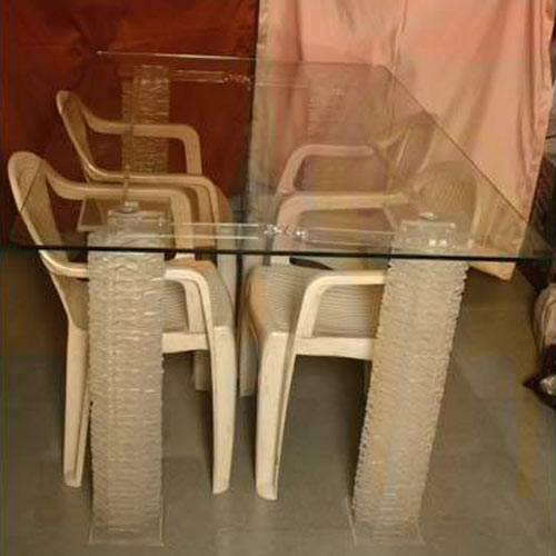 medha Transparent Acrylic Dining Tables