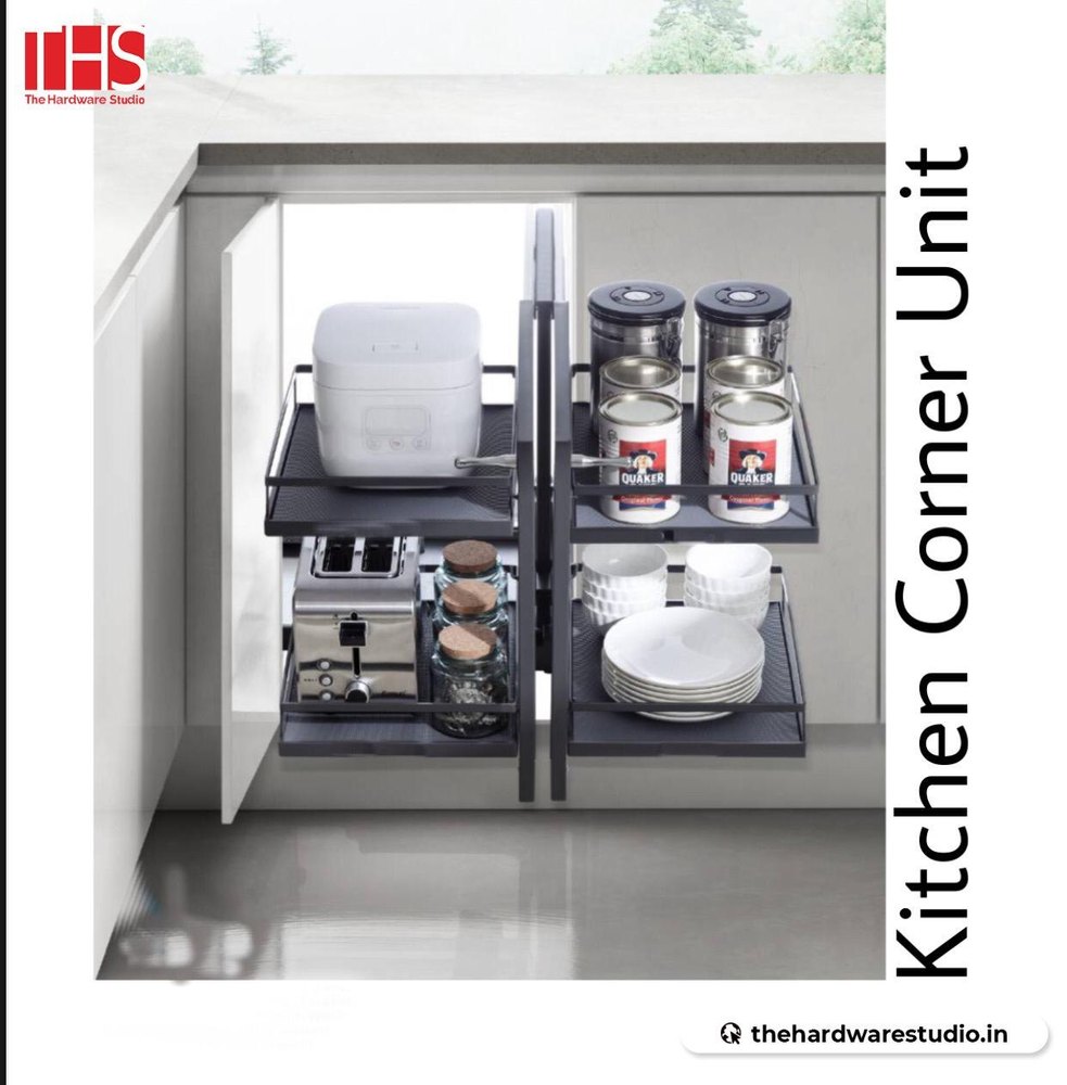 Modular Kitchen Corner Unit, Size/Dimension: Door Opening Size : Min 450mm