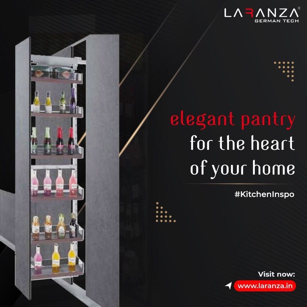 Laranza Rectangular Tall Kitchen Unit, Size/Dimension: 340 X 480 X (1780-2080) MM
