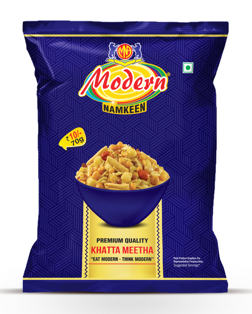 Sweet Modern Khatta Meetha, Packaging Size: 50 G