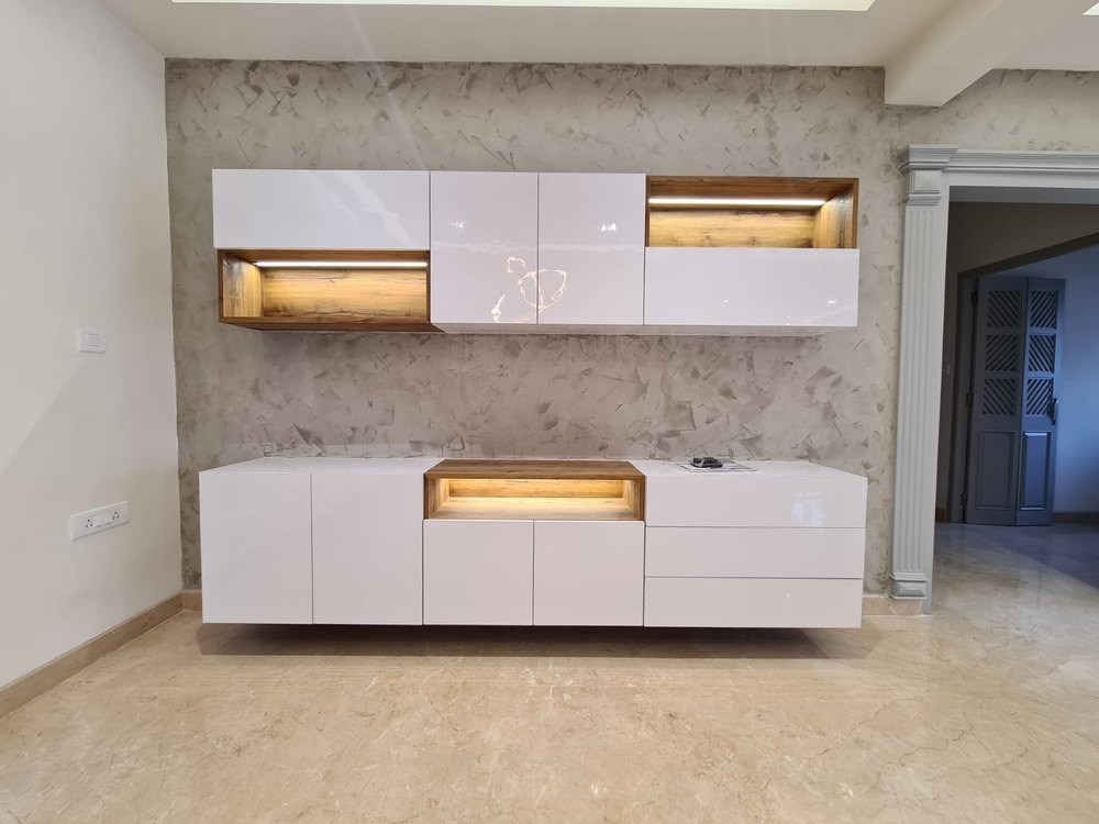 Plywood Modern Crockery Unit, For Home