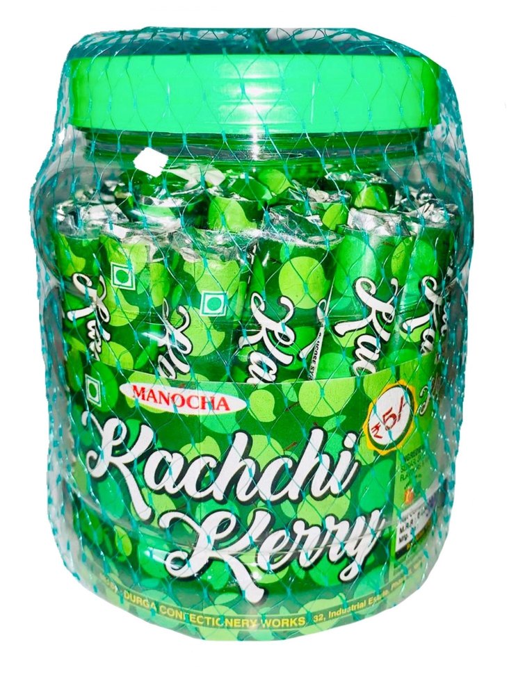 Manocha Round Kachchi Kerry Candy, Packaging Type: Plastic Jar