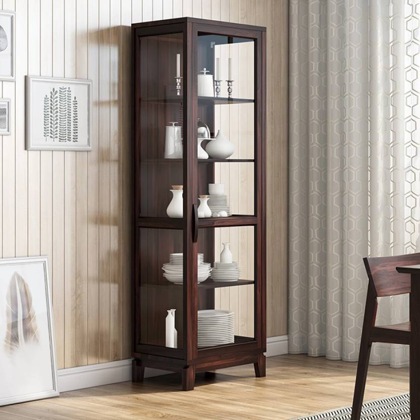 Wooden Crockery Cabinet, Size: 6 X 1.5 Feet