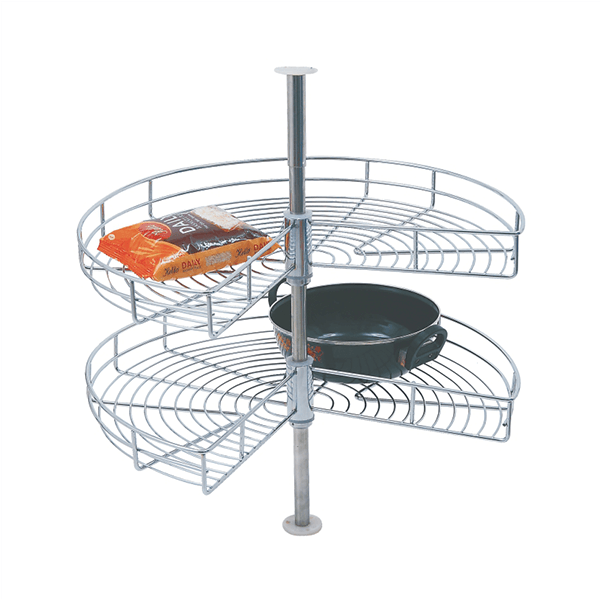 Pratap Projects Silver Kitchen Carousel Unit
