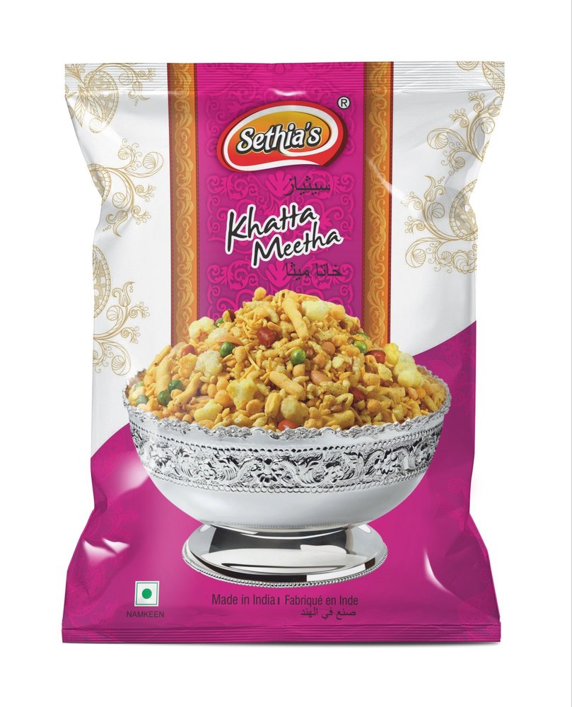 Sethias Khatta Meetha Namkeen, Packaging Type: Packet, Packaging Size: 50g