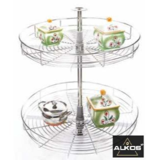 Alkos Steel Finish Full Round Carousel, For Kitchen