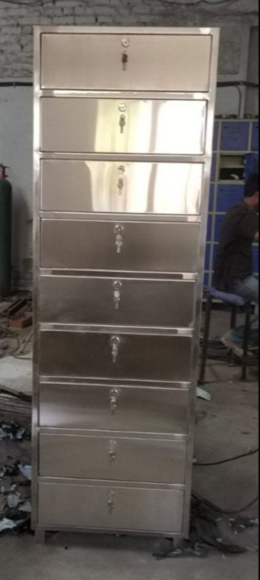 Stainless Steel Floor Mounted SS CABINET FOR TRAYS, For PHARMA