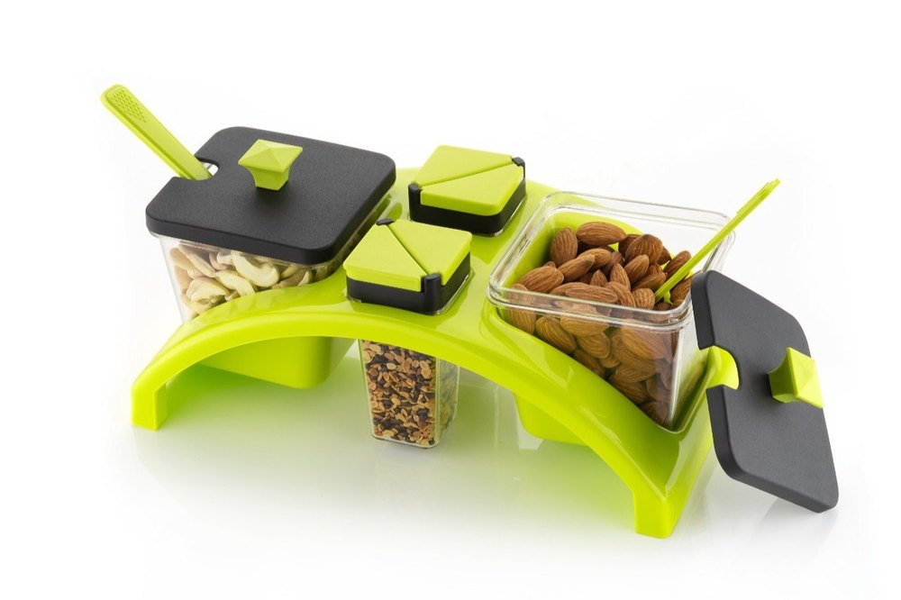 Kappess Plastic Spice Rack Masala Box, Size: Standerd