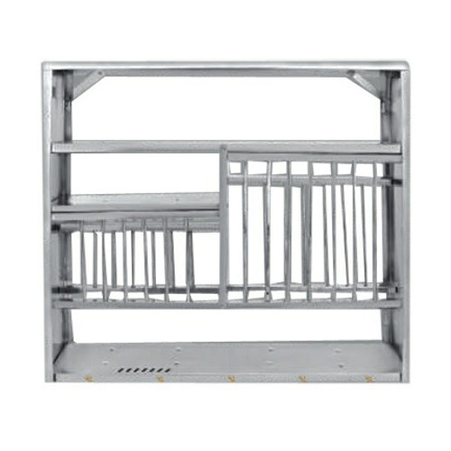Stainless Steel Kitchen Plate Rack Stand, For Home