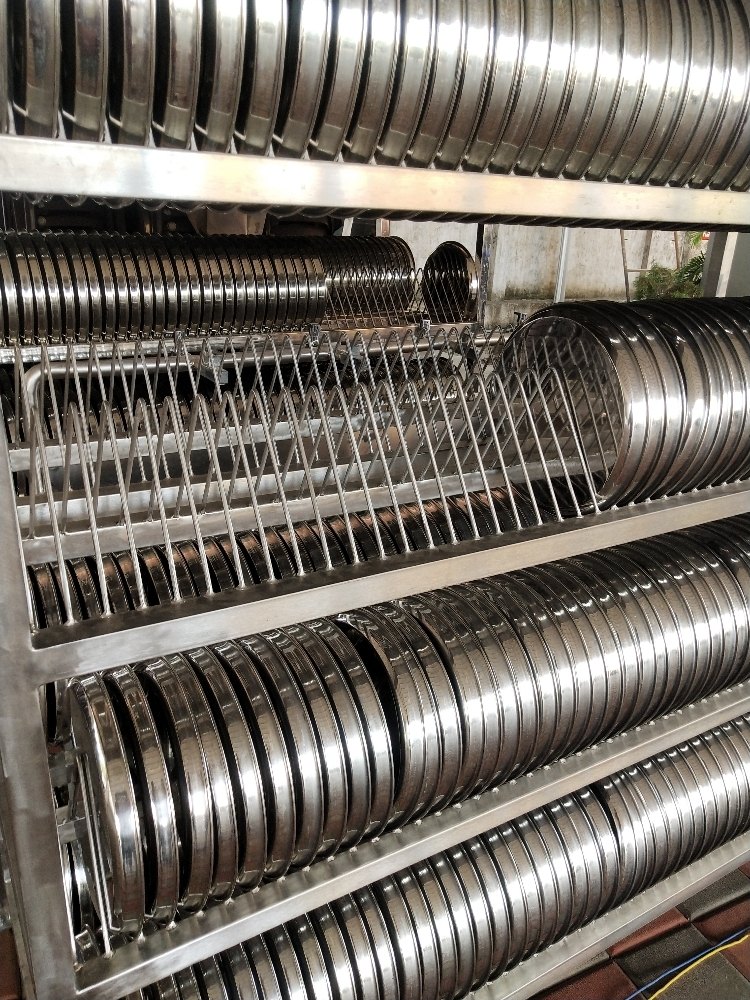 Ss Stainless Steel Plate Rack, For Hotel And Hostel