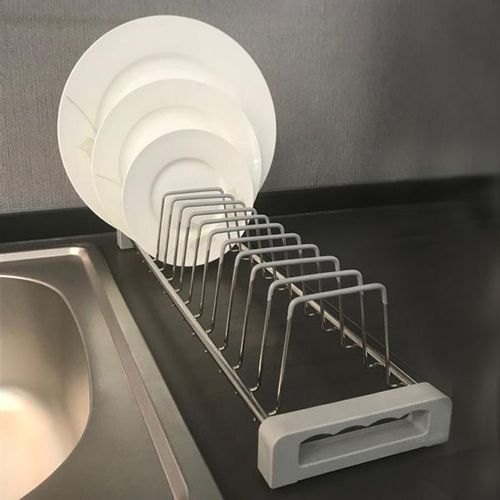 Ebco Stainless Steel Kitchen Drawer Rack-Plate URB-KDR-20, Size: 20 Inches Long