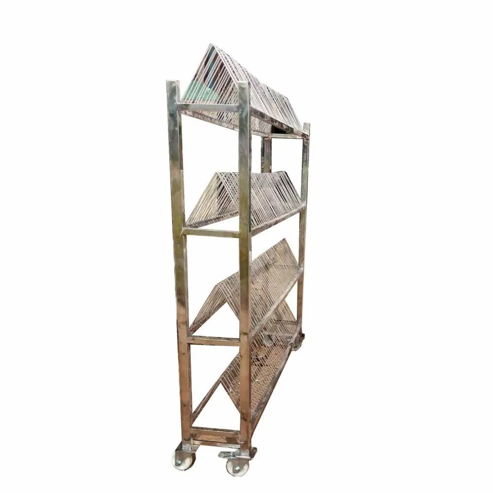Stainless Steel Silver Plate Storage Ss Rack