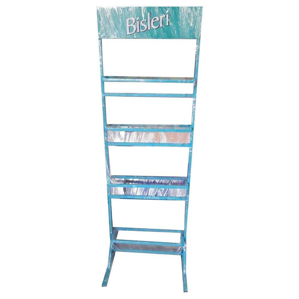 Metal MS Water Bottle Display Rack, For Promotional