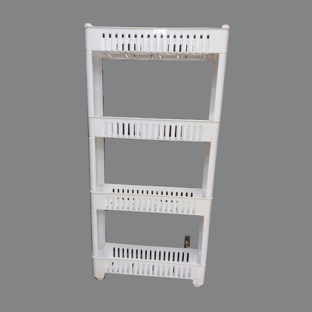 White Plastic Kitchen Rack