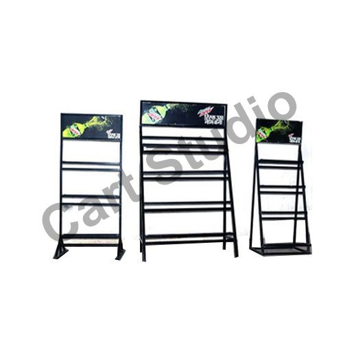 Cart Studio Mild Steel Highway Bottle Rack, For Display Soft Drinks