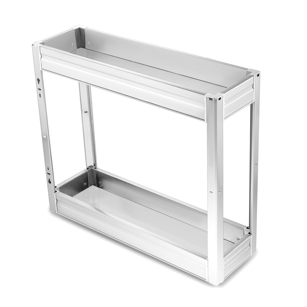 Alkos Steel Imported Soft Close Bottle Pullout, For Modular Kitchen, Size: 150mm - 300mm