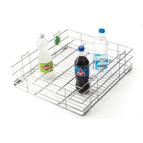 Stainless Steel Rectangular 15x20x6 Inch SS Bottle Pull Out