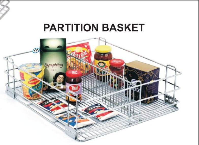 SS Partition Basket, For Kitchen