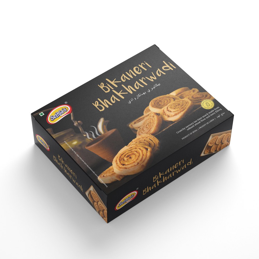 Snack Food Sethia\'\'s Bikaneri Bhakarwari, Packaging Size: Box