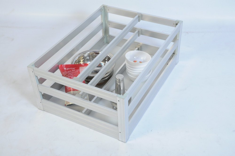Aluminium Partition Basket, For Kitchen
